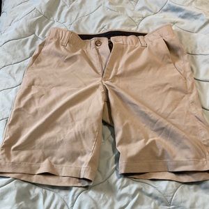 Under armour beige shorts